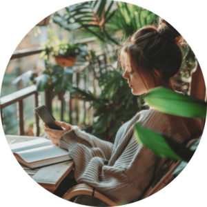 femme HPI zen et épanouie