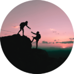 randonneur-entraide-réussir-reconversion-professionnelle